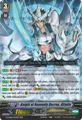 Knight of Heavenly Decree, Altmile (G-CHB01/005EN) [TRY3 NEXT] | Total Play