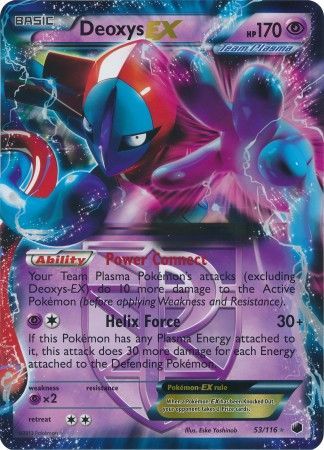 Deoxys EX (53/116) (Jumbo Card) [Black & White: Plasma Freeze] | Total Play