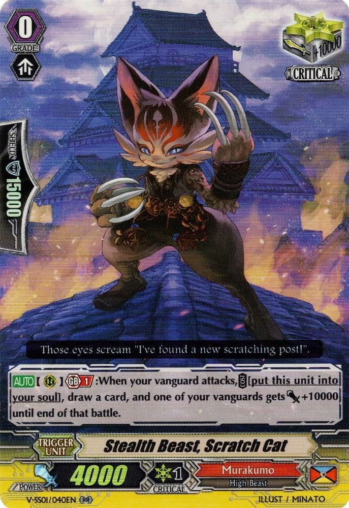 Stealth Beast, Scratch Cat (V-SS01/040EN) [Premium Collection 2019] | Total Play