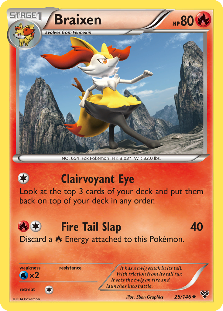 Braixen (25/146) [XY: Base Set] | Total Play