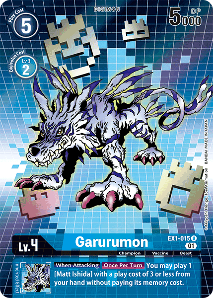 Garurumon [EX1-015] (Alternate Art) [Classic Collection] | Total Play
