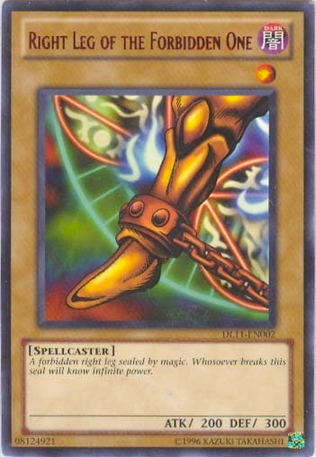 Right Leg of the Forbidden One (Purple) [DL11-EN002] Rare | Total Play