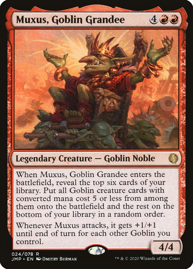 Muxus, Goblin Grandee [Jumpstart] | Total Play