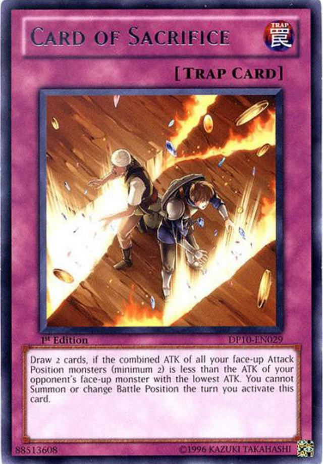 Card of Sacrifice [DP10-EN029] Rare | Total Play