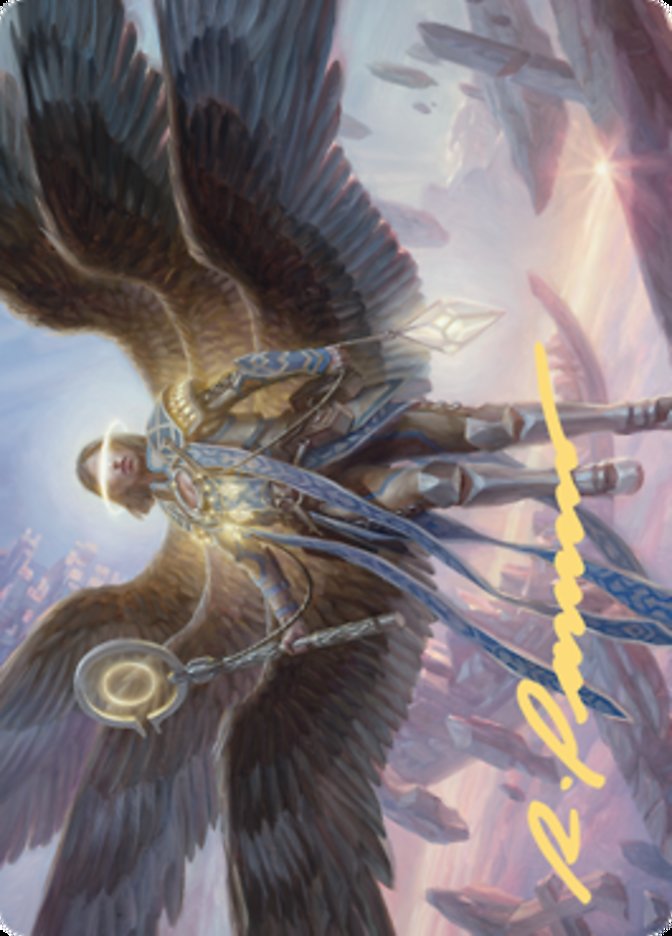 Angel of Destiny Art Card (Gold-Stamped Signature) [Zendikar Rising Art Series] | Total Play