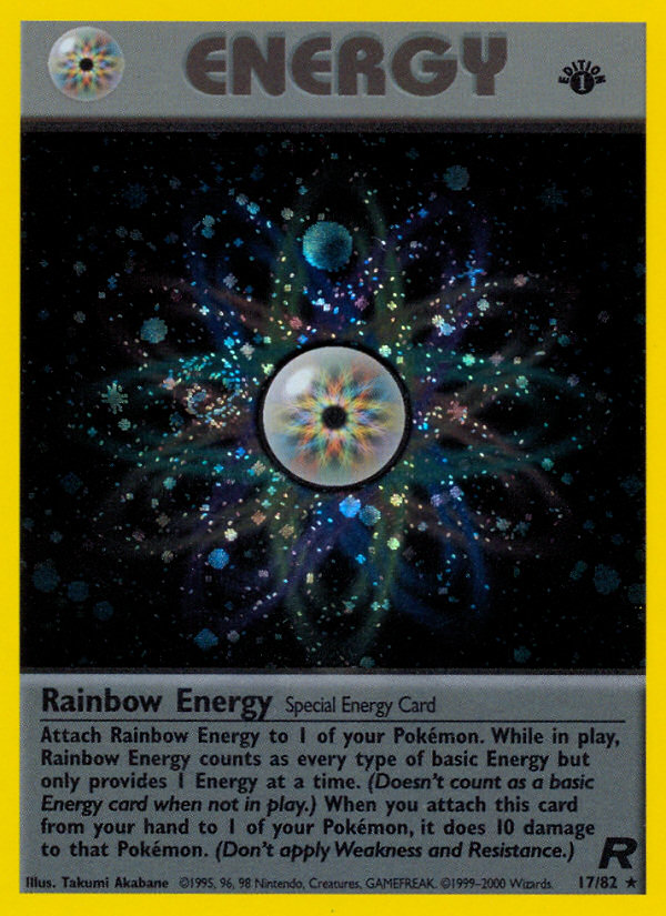 Rainbow Energy (17/82) [Team Rocket 1st Edition] | Total Play