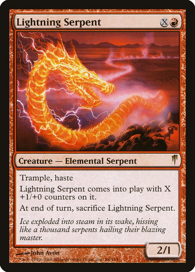 Lightning Serpent [Coldsnap] | Total Play