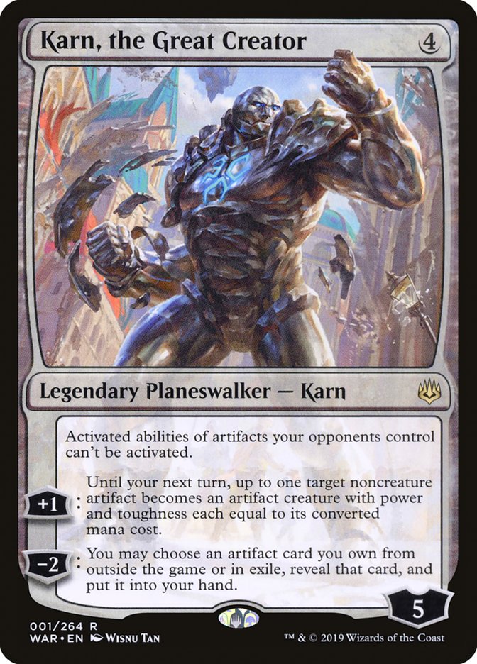 Karn, the Great Creator [War of the Spark] | Total Play