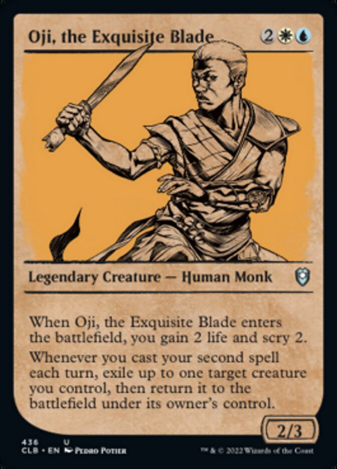 Oji, the Exquisite Blade (Showcase) [Commander Legends: Battle for Baldur's Gate] | Total Play