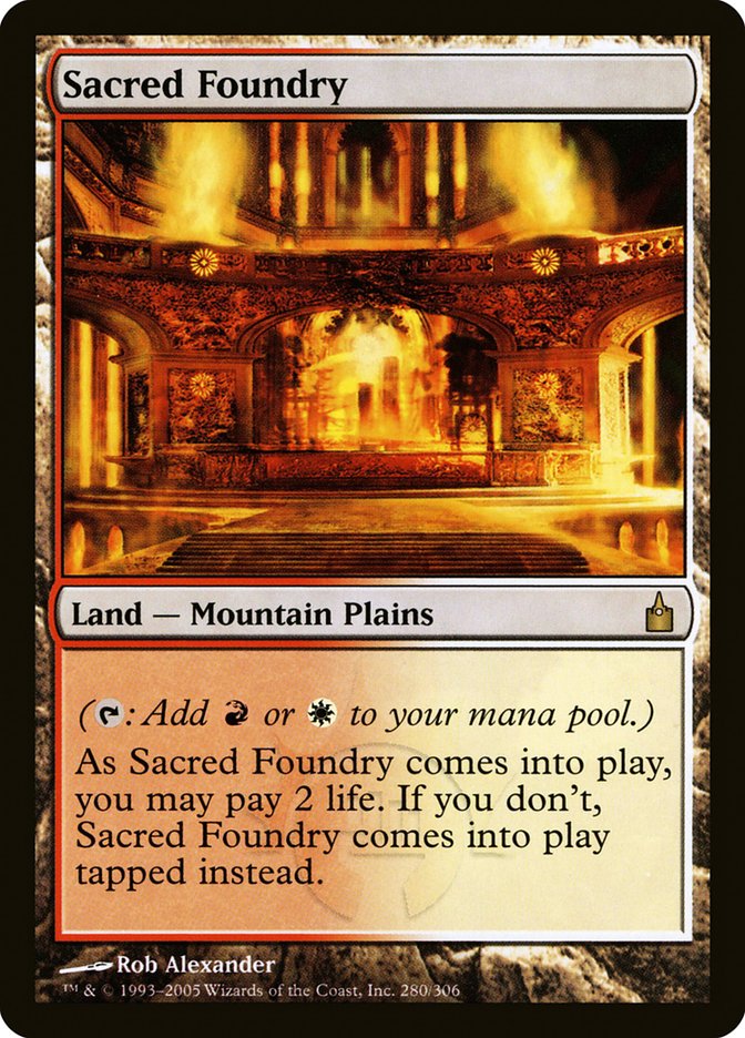 Sacred Foundry [Ravnica: City of Guilds] | Total Play