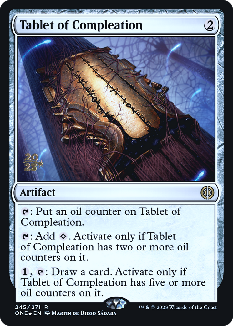 Tablet of Compleation [Phyrexia: All Will Be One Prerelease Promos] | Total Play