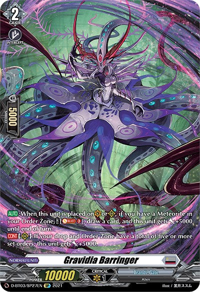 Gravidia Barringer (D-BT03/SP27EN) [Advance of Intertwined Stars] | Total Play