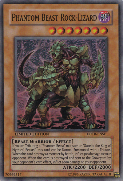 Phantom Beast Rock-Lizard [FOTB-ENSE1] Super Rare | Total Play