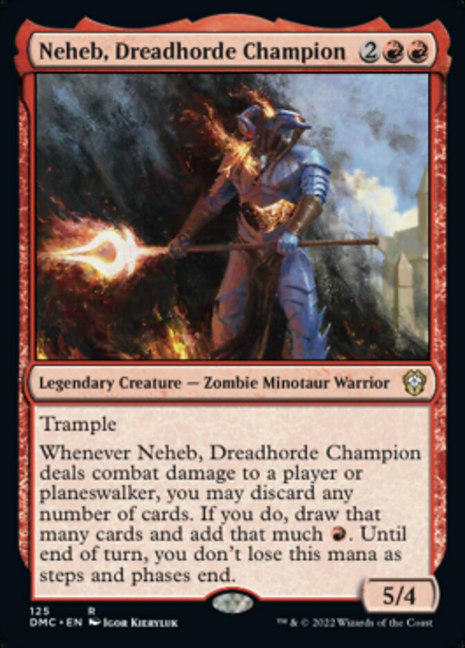 Neheb, Dreadhorde Champion [Dominaria United Commander] | Total Play