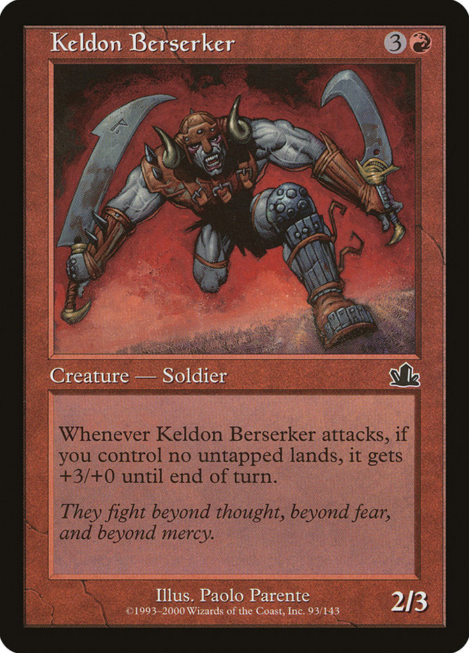 Keldon Berserker [Prophecy] | Total Play