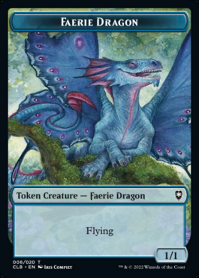 Faerie Dragon Token [Commander Legends: Battle for Baldur's Gate Tokens] | Total Play