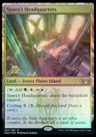 Spara's Headquarters [Streets of New Capenna Prerelease Promos] | Total Play