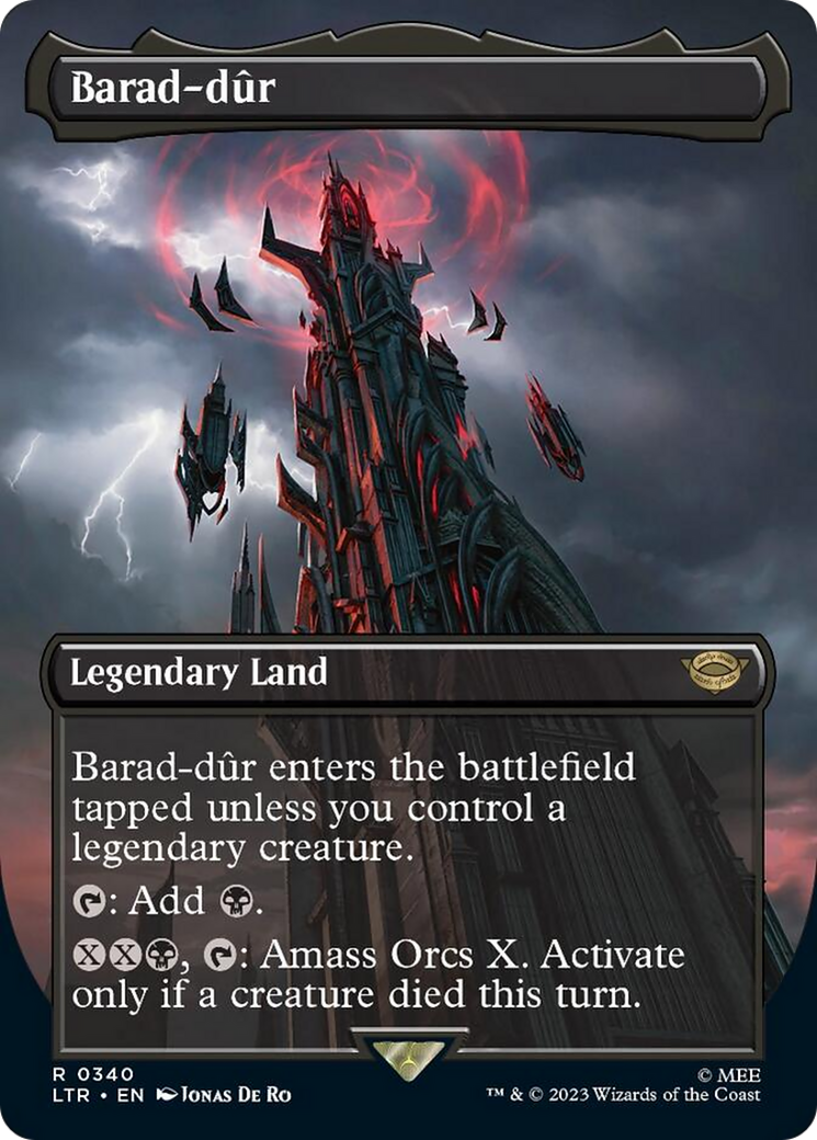 Barad-dur (Borderless Alternate Art) (340) [The Lord of the Rings: Tales of Middle-Earth] | Total Play