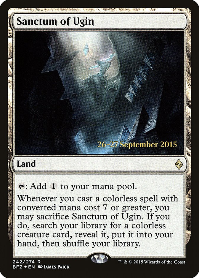 Sanctum of Ugin [Battle for Zendikar Prerelease Promos] | Total Play