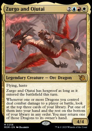 Zurgo and Ojutai (Promo Pack) [March of the Machine Promos] | Total Play