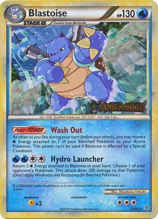 Blastoise (13/95) (Prerelease Promo) [HeartGold & SoulSilver: Black Star Promos] | Total Play