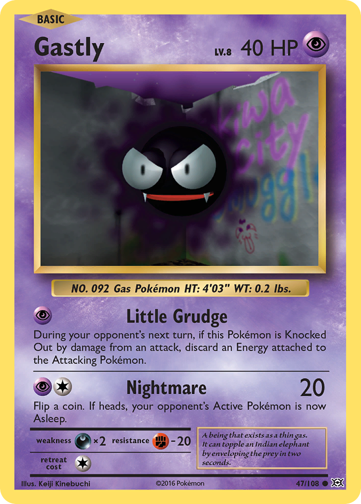 Gastly (47/108) [XY: Evolutions] | Total Play