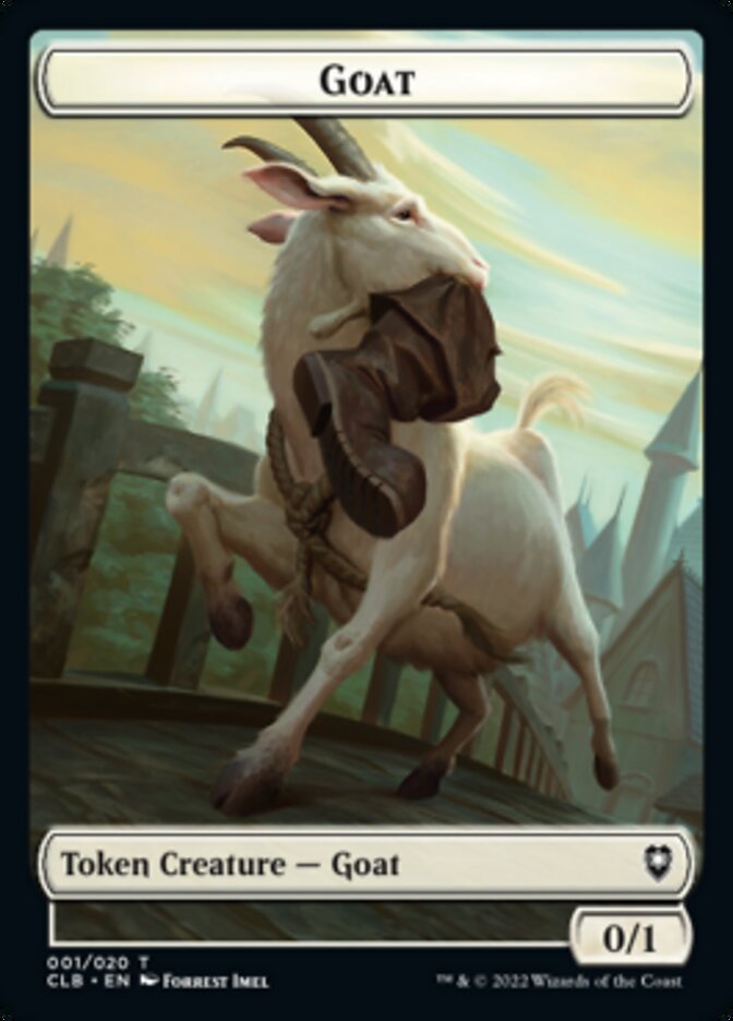 Goat Token [Commander Legends: Battle for Baldur's Gate Tokens] | Total Play