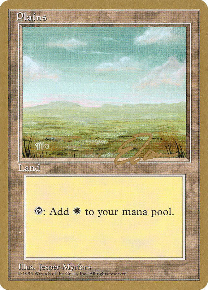 Plains (et364) (Eric Tam) [Pro Tour Collector Set] | Total Play