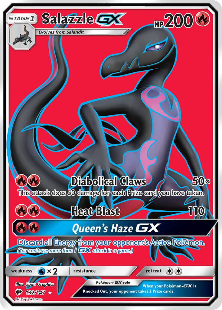 Salazzle GX (132/147) [Sun & Moon: Burning Shadows] | Total Play