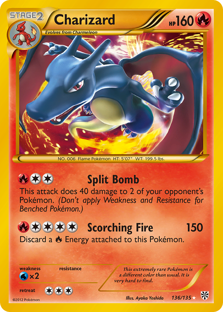 Charizard (136/135) [Black & White: Plasma Storm] | Total Play