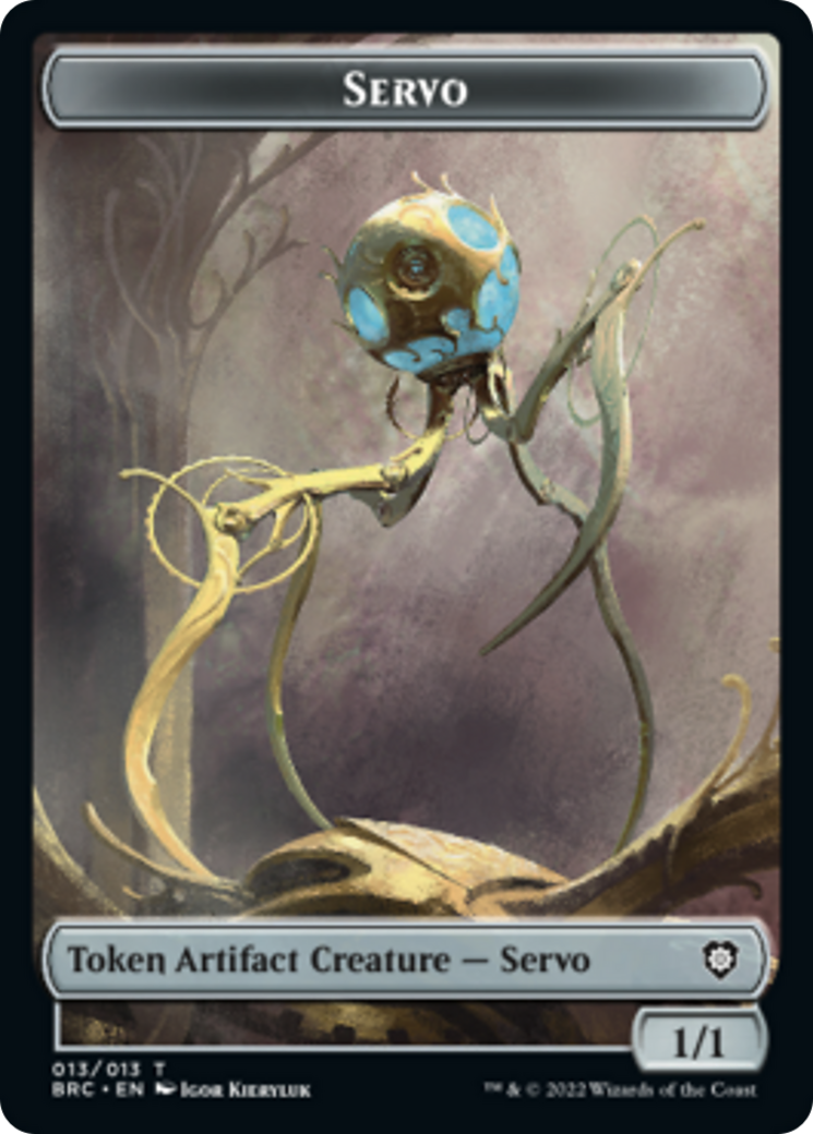Servo // Powerstone Double-Sided Token [The Brothers' War Commander Tokens] | Total Play