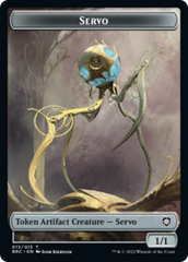 Servo // Eldrazi Double-Sided Token [The Brothers' War Commander Tokens] | Total Play