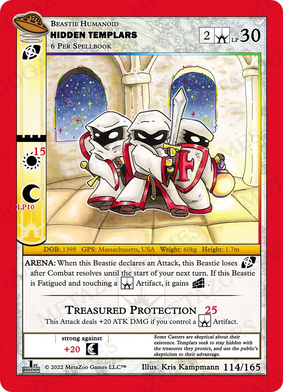 Hidden Templars [Cryptid Nation: UFO First Edition] | Total Play