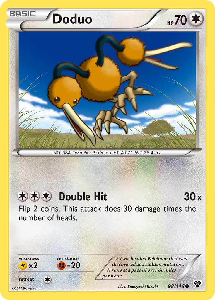 Doduo (98/146) [XY: Base Set] | Total Play