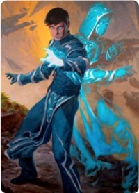 Jace, Mirror Mage 1 Art Card [Zendikar Rising Art Series] | Total Play