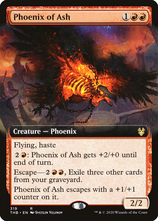 Phoenix of Ash (Extended Art) [Theros Beyond Death] | Total Play