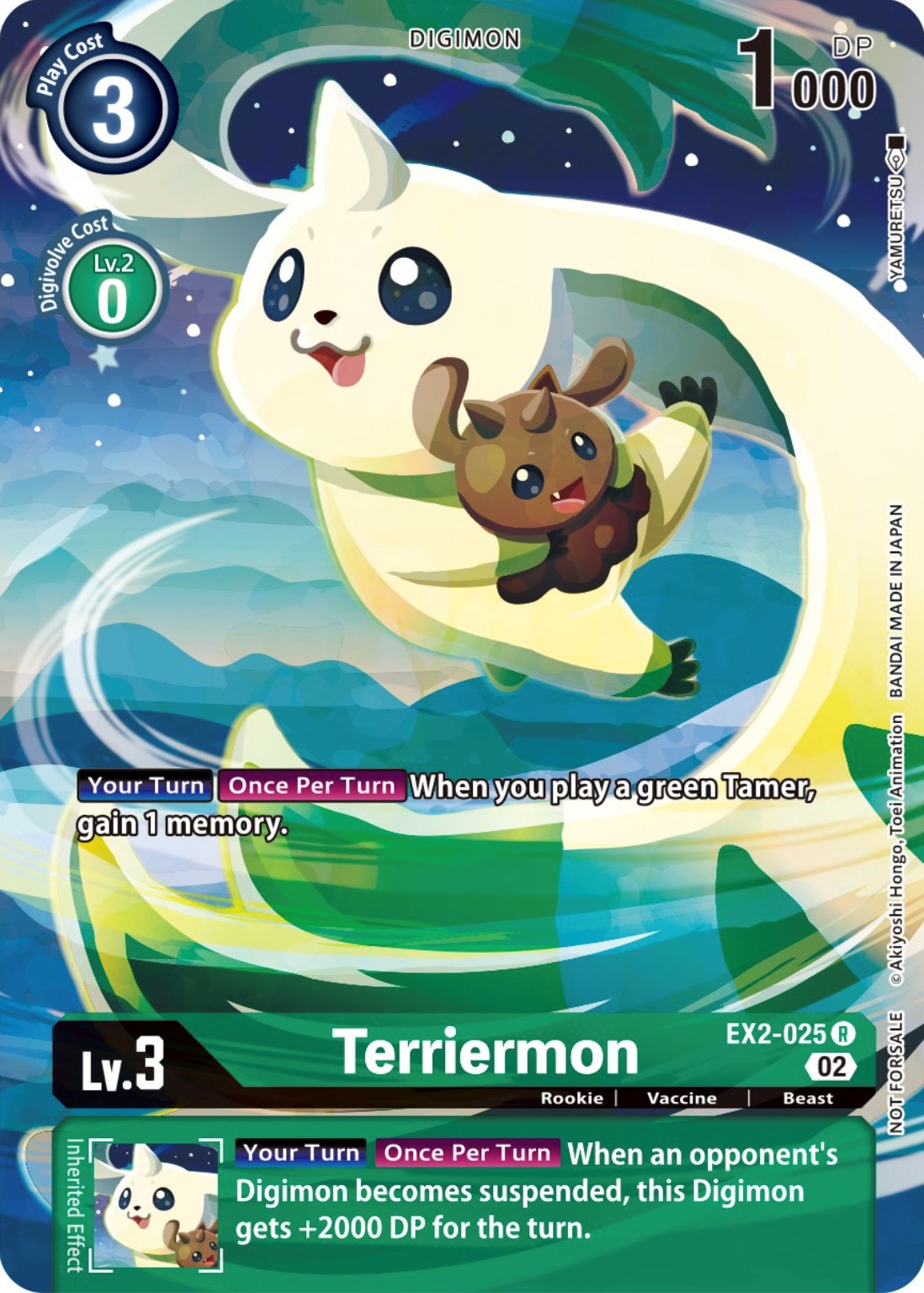 Terriermon [EX2-025] (Digimon Illustration Competition Promotion Pack) [Digital Hazard Promos] | Total Play