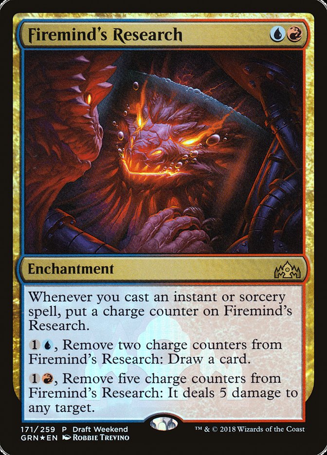 Firemind's Research (Draft Weekend) [Guilds of Ravnica Promos] | Total Play