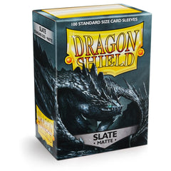 Dragon Shield: Standard 100ct Sleeves - Slate (Matte) | Total Play