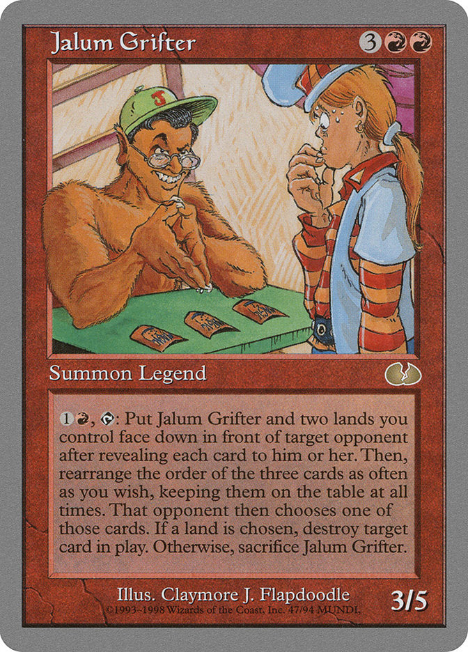 Jalum Grifter [Unglued] | Total Play