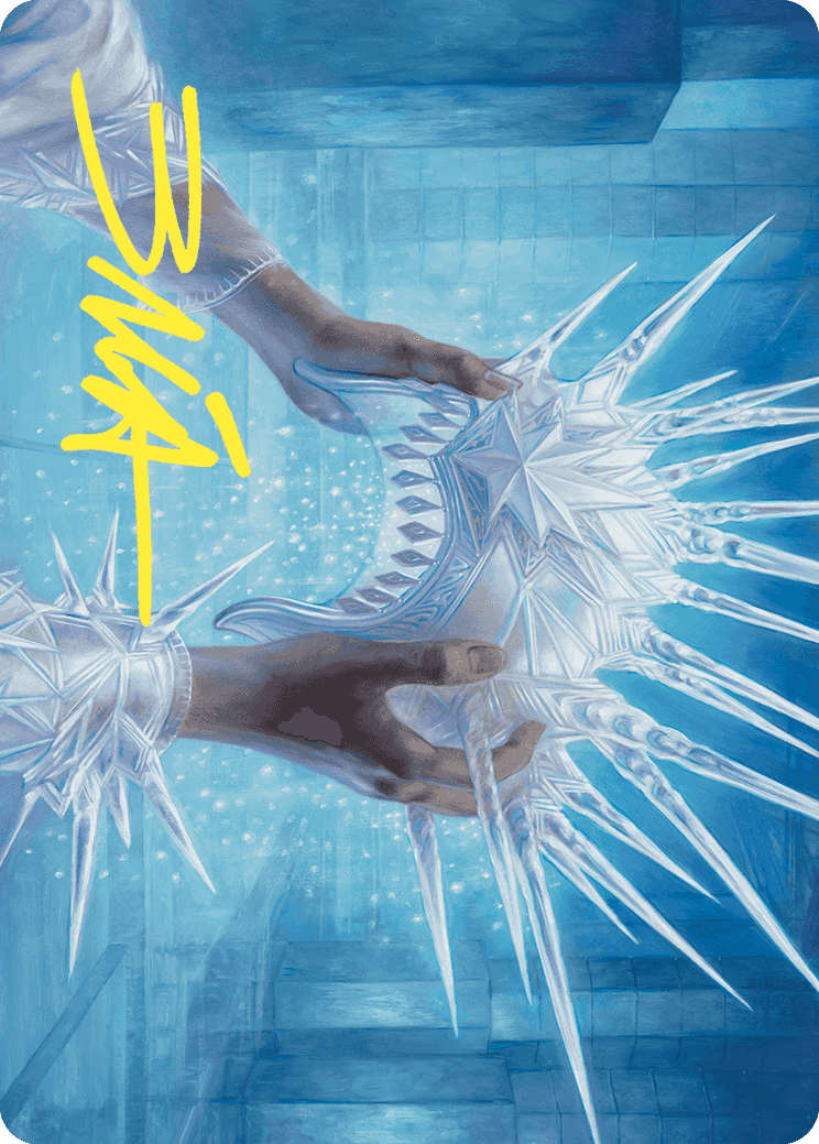 Hylda's Crown of Winter Art Card (Gold-Stamped Signature) [Wilds of Eldraine Art Series] | Total Play