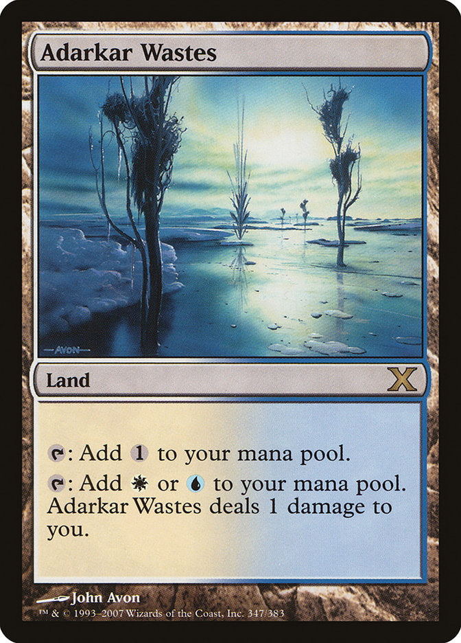 Adarkar Wastes [Tenth Edition] | Total Play