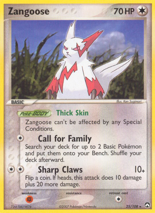 Zangoose (25/108) [EX: Power Keepers] | Total Play