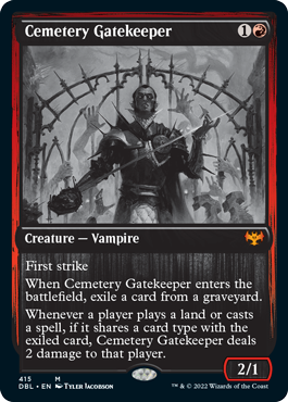 Cemetery Gatekeeper [Innistrad: Double Feature] | Total Play