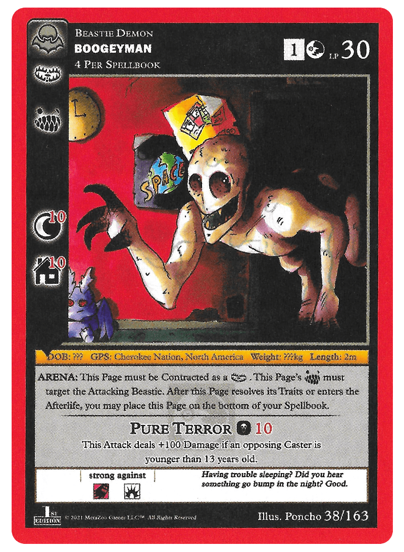 Boogeyman [Cryptid Nation: Nightfall First Edition] | Total Play