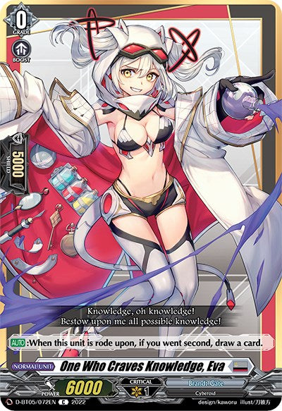 One Who Craves Knowledge, Eva (D-BT05/072EN) [Triumphant Return of the Brave Heroes] | Total Play