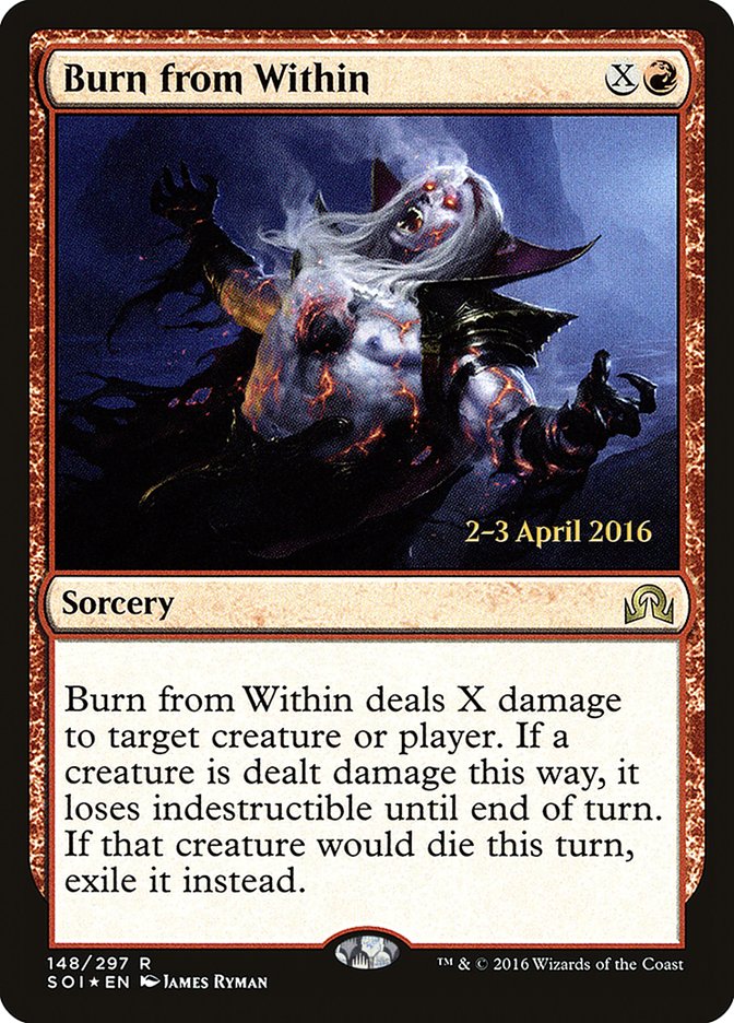 Burn from Within [Shadows over Innistrad Prerelease Promos] | Total Play