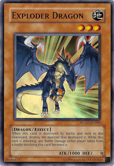 Exploder Dragon [WC07-EN002] Super Rare | Total Play