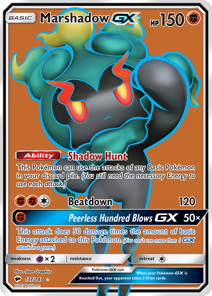 Marshadow GX (137/147) [Sun & Moon: Burning Shadows] | Total Play