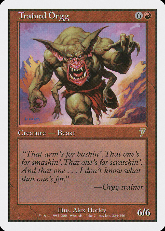 Trained Orgg [Seventh Edition] | Total Play